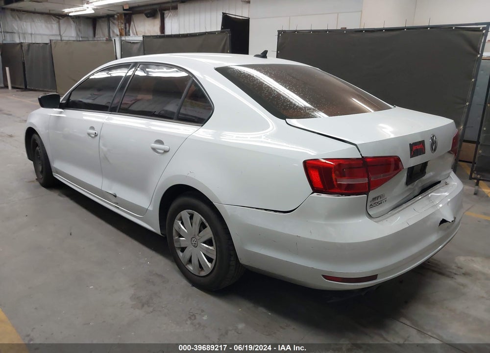 2015 VOLKSWAGEN JETTA 2.0L S VIN: 3VW2K7AJXFM287210