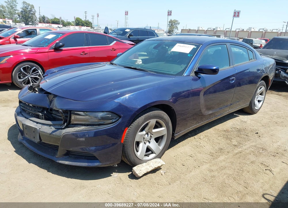 2016 DODGE CHARGER POLICE VIN: 2C3CDXAG3GH237226