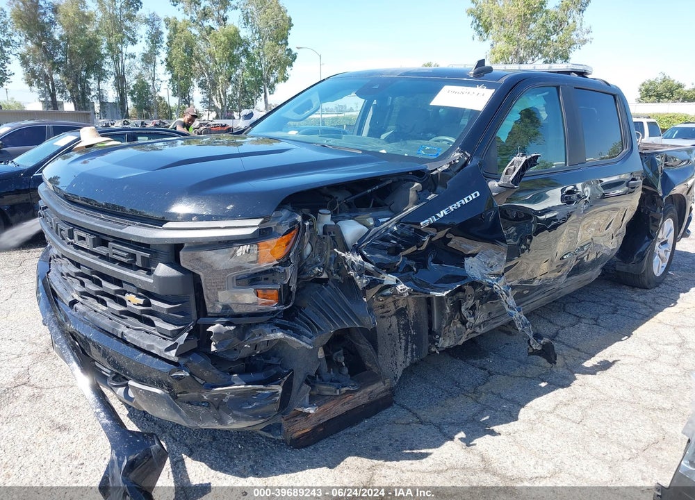2022 CHEVROLET SILVERADO 1500 2WD SHORT BED CUSTOM VIN: 3GCPABEK0NG605964