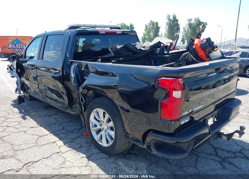 2022 CHEVROLET SILVERADO 1500 2WD SHORT BED CUSTOM VIN: 3GCPABEK0NG605964