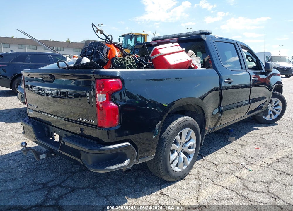2022 CHEVROLET SILVERADO 1500 2WD SHORT BED CUSTOM VIN: 3GCPABEK0NG605964