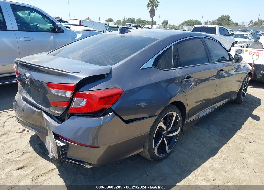 2018 HONDA ACCORD SPORT VIN: 1HGCV1F34JA157825