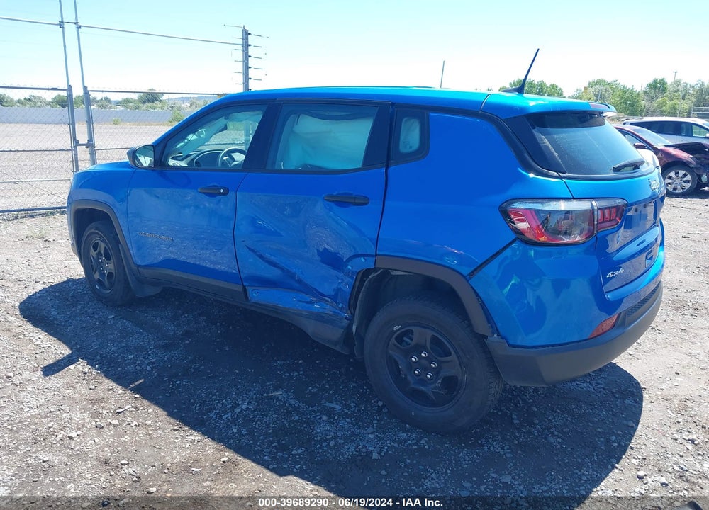2021 JEEP COMPASS SPORT 4X4 VIN: 3C4NJDAB9MT537341