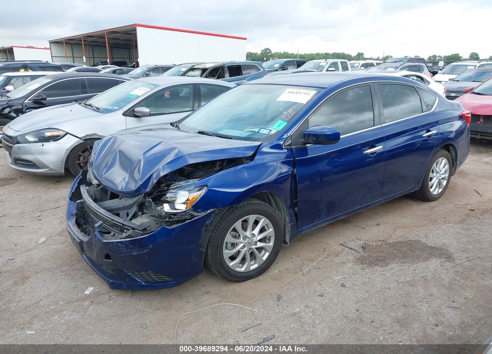 2019 NISSAN SENTRA S VIN: 3N1AB7AP1KY214932