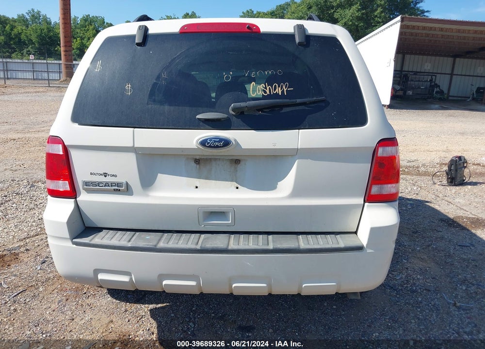 2011 FORD ESCAPE XLT VIN: 1FMCU0D78BKB95468
