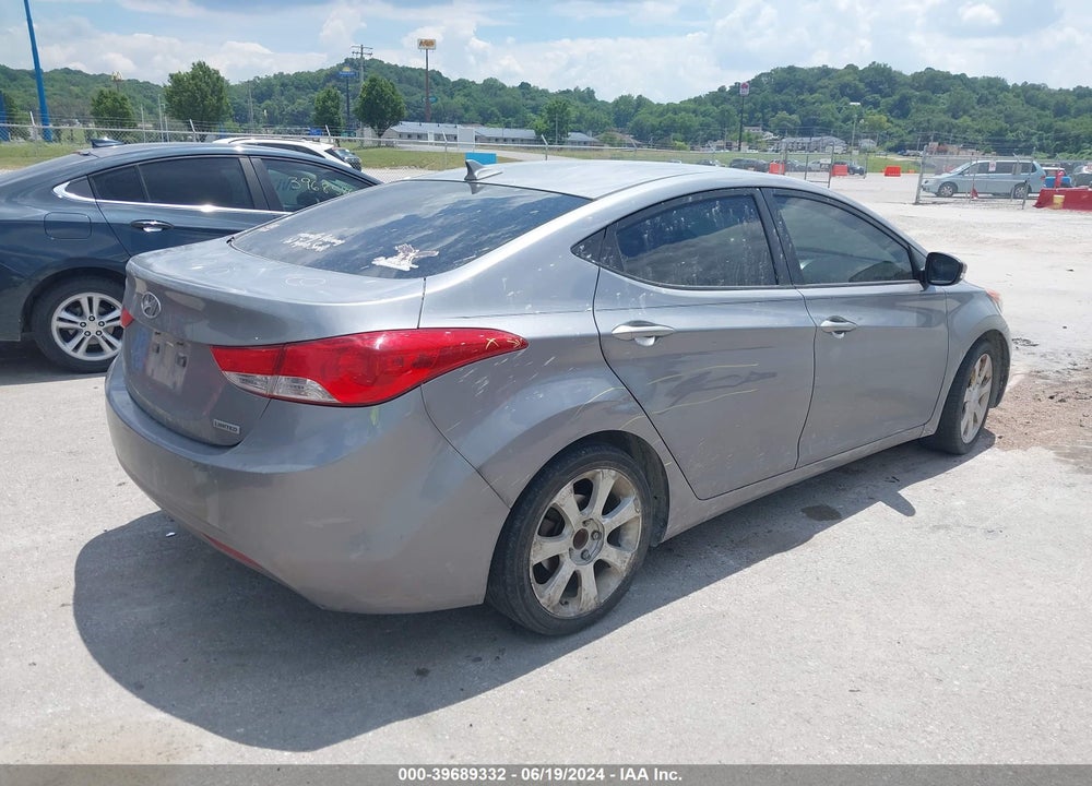 2013 HYUNDAI ELANTRA LIMITED VIN: KMHDH4AE9DU768758