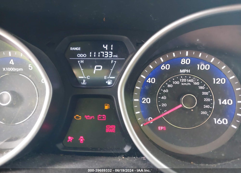 2013 HYUNDAI ELANTRA LIMITED VIN: KMHDH4AE9DU768758