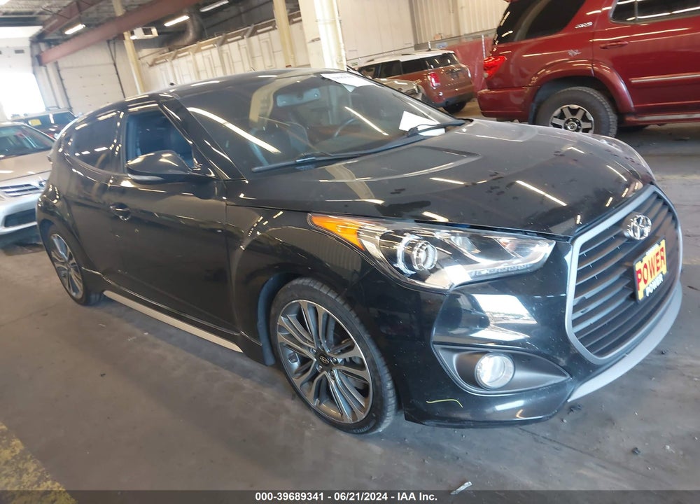 2017 HYUNDAI VELOSTER TURBO VIN: KMHTC6AE6HU312843