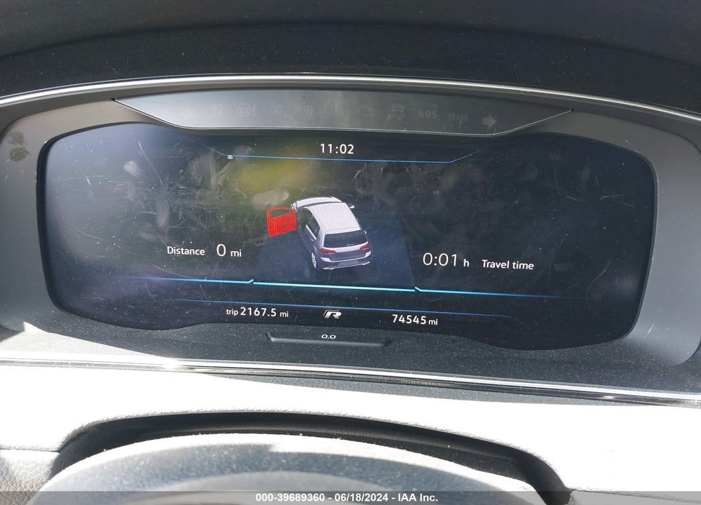 2018 VOLKSWAGEN GOLF R 2.0T W/DCC NAVIGATION VIN: WVWWF7AU4JW185753