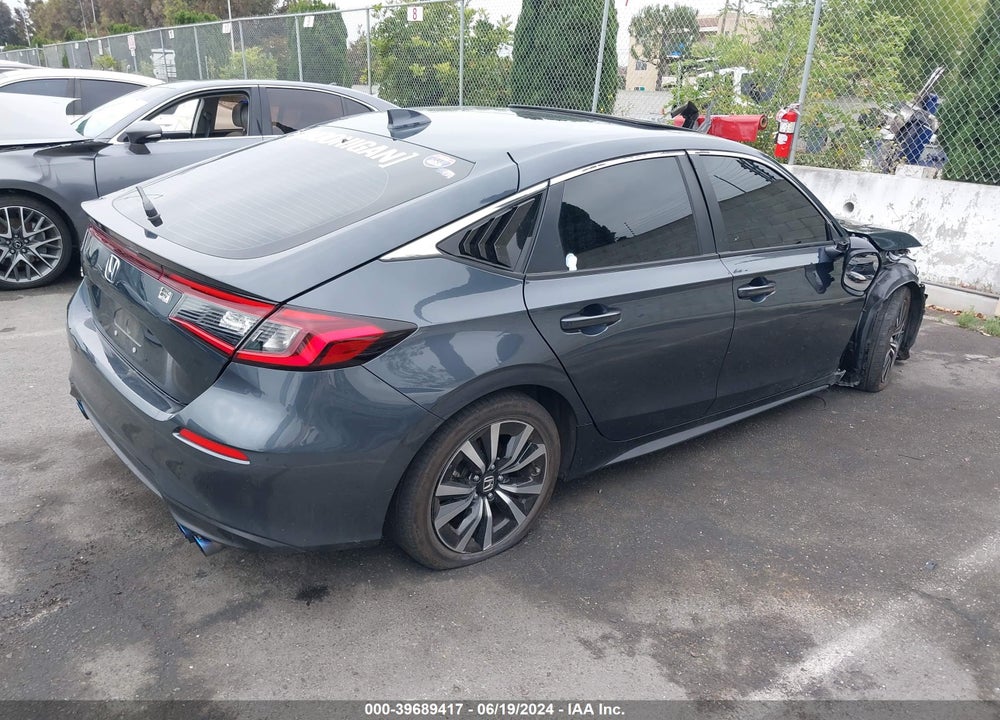 2023 HONDA CIVIC EX-L /EX-L W/O BSI VIN: 19XFL1H7XPE016569