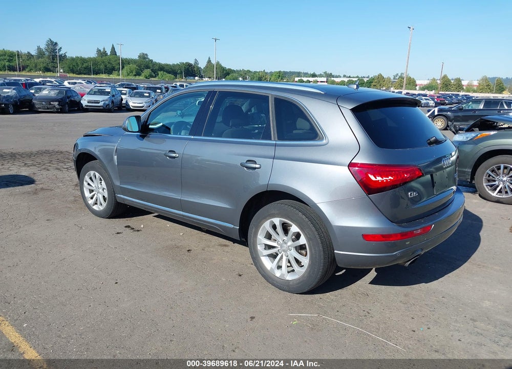 2013 AUDI Q5 2.0T PREMIUM VIN: WA1LFAFP0DA043849