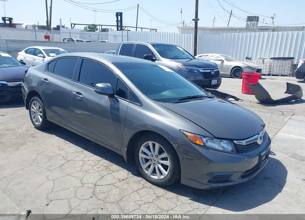 2012 HONDA CIVIC EX-L VIN: 19XFB2F99CE308012