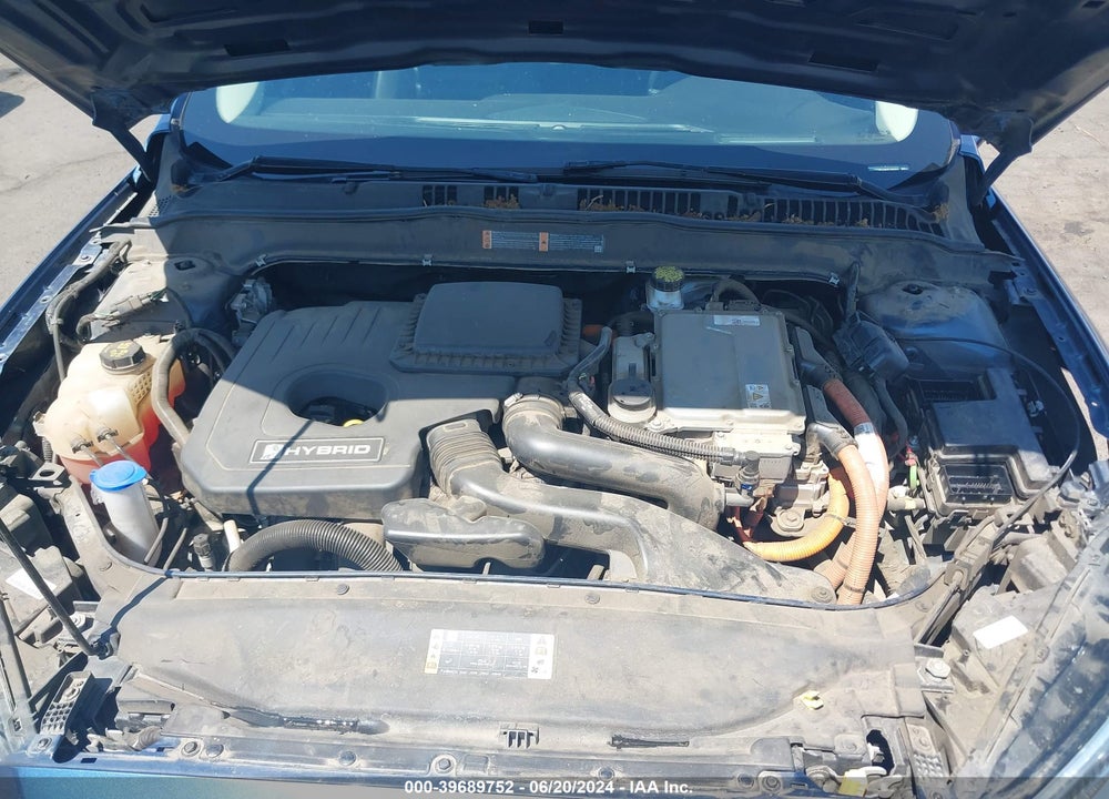 2019 FORD FUSION HYBRID SEL VIN: 3FA6P0MU4KR185553