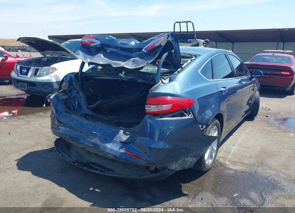 2019 FORD FUSION HYBRID SEL VIN: 3FA6P0MU4KR185553