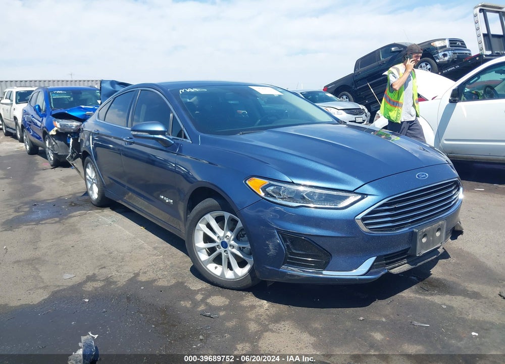 2019 FORD FUSION HYBRID SEL VIN: 3FA6P0MU4KR185553
