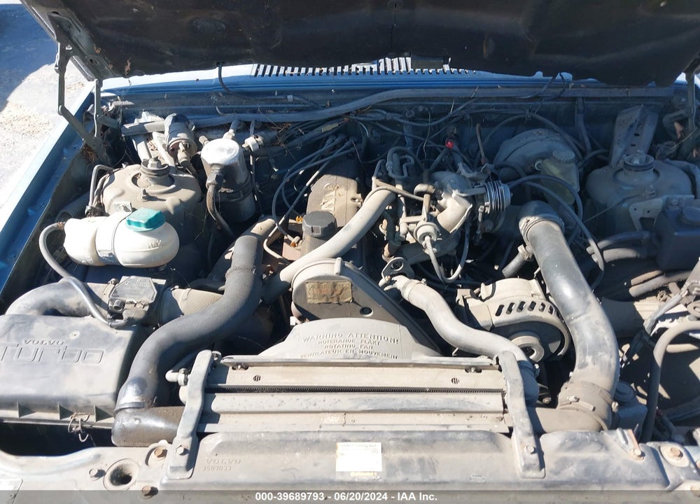 1987 VOLVO 760 GLE VIN: YV1GX875XH1009850