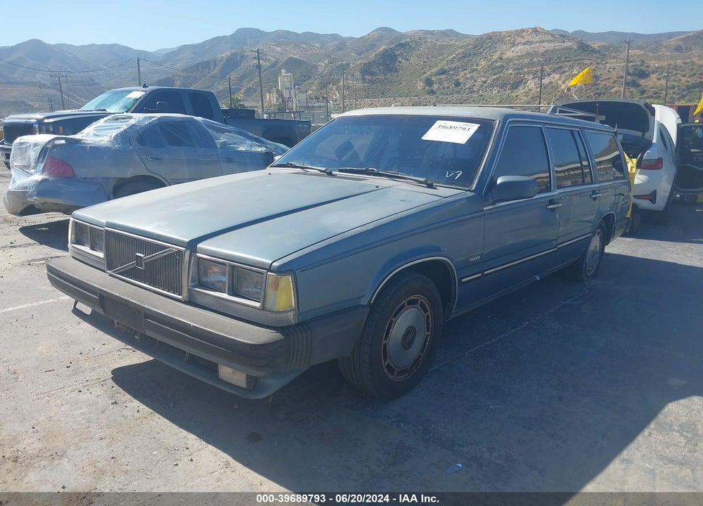 1987 VOLVO 760 GLE VIN: YV1GX875XH1009850