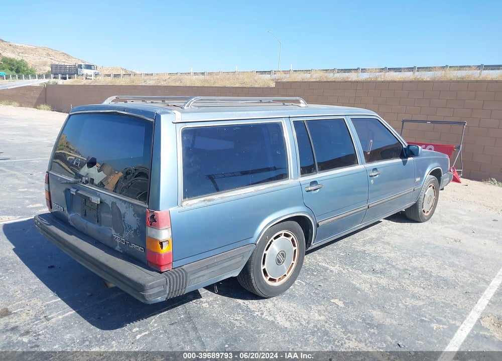 1987 VOLVO 760 GLE VIN: YV1GX875XH1009850