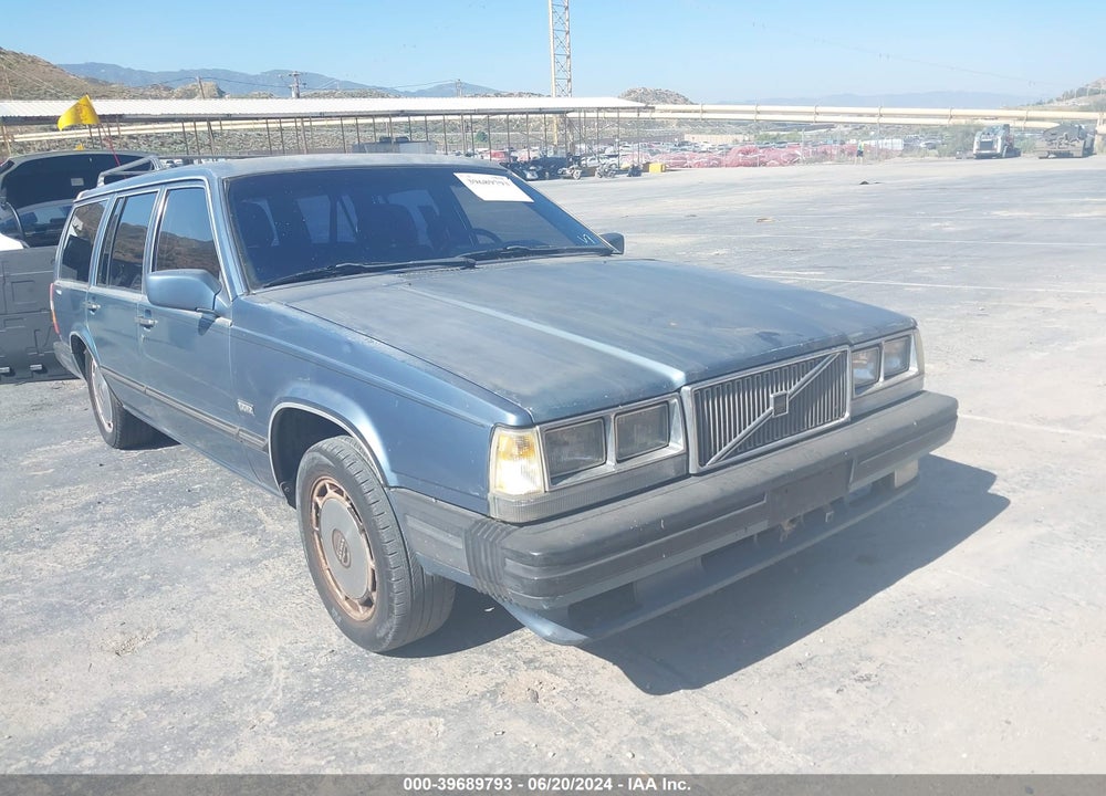 1987 VOLVO 760 GLE VIN: YV1GX875XH1009850