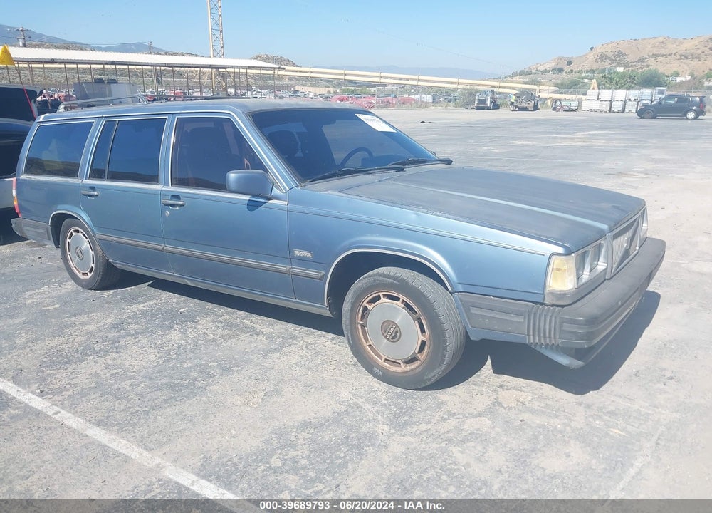 1987 VOLVO 760 GLE VIN: YV1GX875XH1009850
