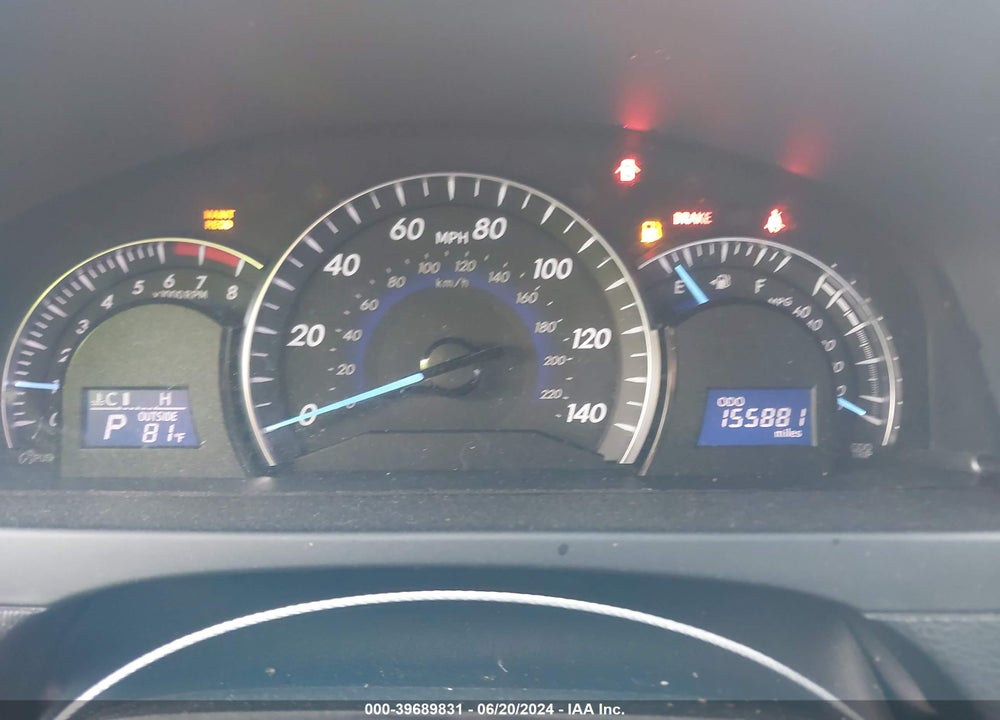 2014 TOYOTA CAMRY XLE VIN: 4T1BF1FK9EU859976