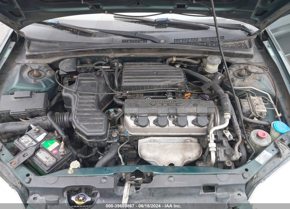 2001 HONDA CIVIC EX VIN: 1HGES26711L004317