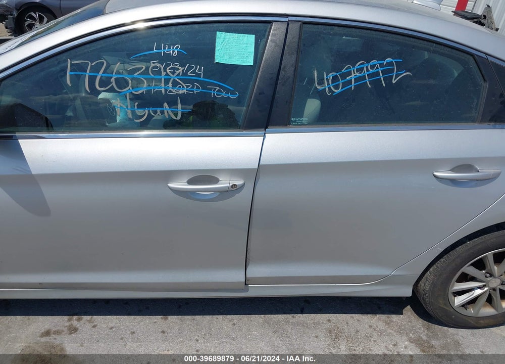2018 HYUNDAI SONATA SE VIN: 5NPE24AF0JH698902