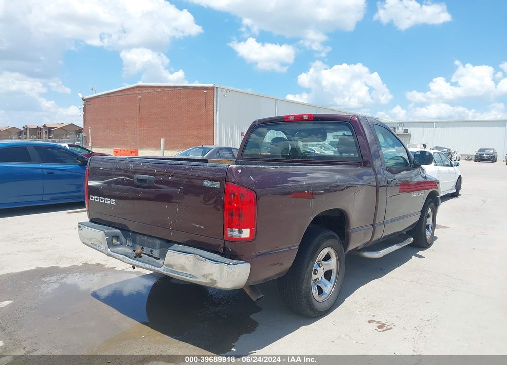 2004 DODGE RAM 1500 ST VIN: 1D7HA16K24J268648