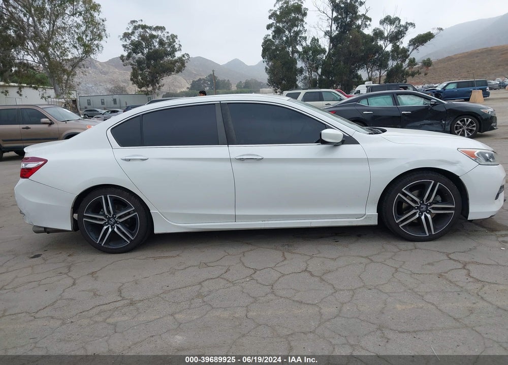 2017 HONDA ACCORD SPORT SE VIN: 1HGCR2F10HA006855