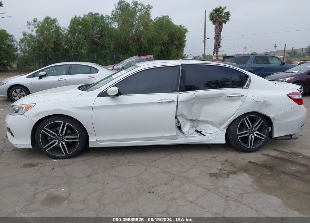 2017 HONDA ACCORD SPORT SE VIN: 1HGCR2F10HA006855