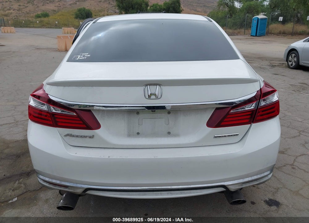 2017 HONDA ACCORD SPORT SE VIN: 1HGCR2F10HA006855