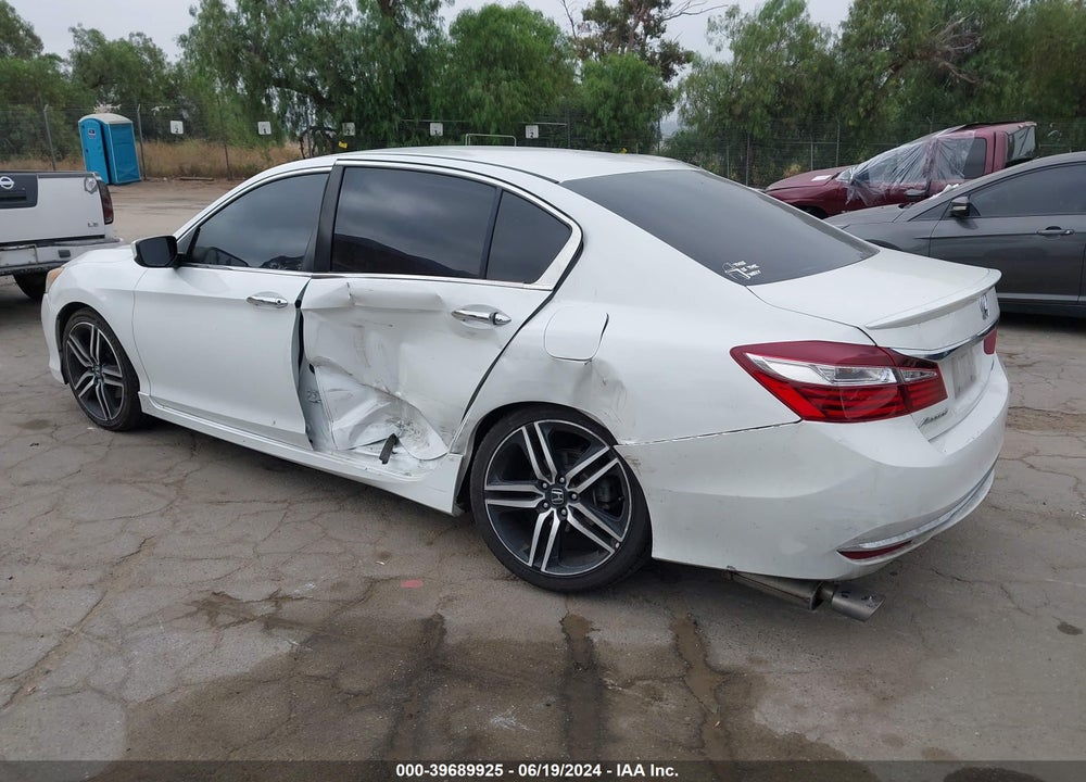 2017 HONDA ACCORD SPORT SE VIN: 1HGCR2F10HA006855