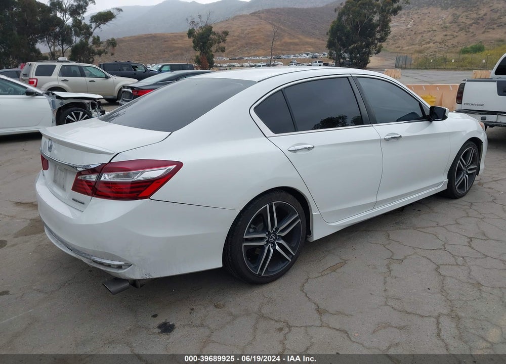2017 HONDA ACCORD SPORT SE VIN: 1HGCR2F10HA006855