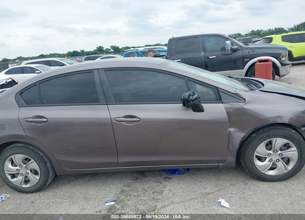 2015 HONDA CIVIC LX VIN: 19XFB2F50FE072884