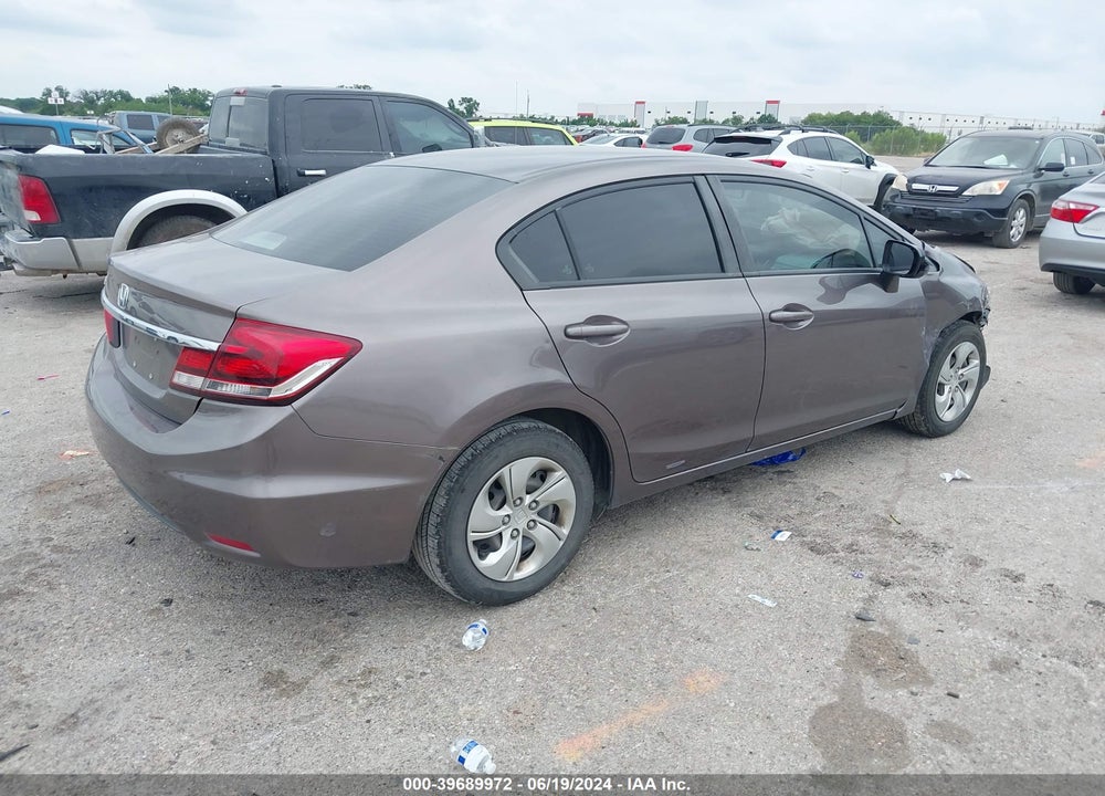 2015 HONDA CIVIC LX VIN: 19XFB2F50FE072884