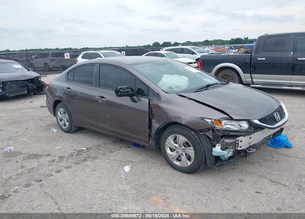 2015 HONDA CIVIC LX VIN: 19XFB2F50FE072884
