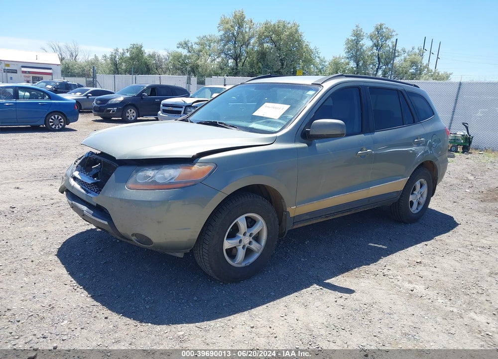 2008 HYUNDAI SANTA FE GLS VIN: 5NMSG13DX8H170273