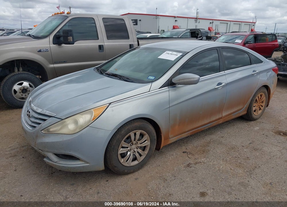 2012 HYUNDAI SONATA GLS VIN: 5NPEB4AC3CH337155