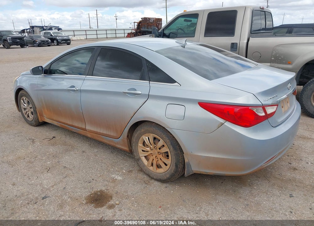 2012 HYUNDAI SONATA GLS VIN: 5NPEB4AC3CH337155
