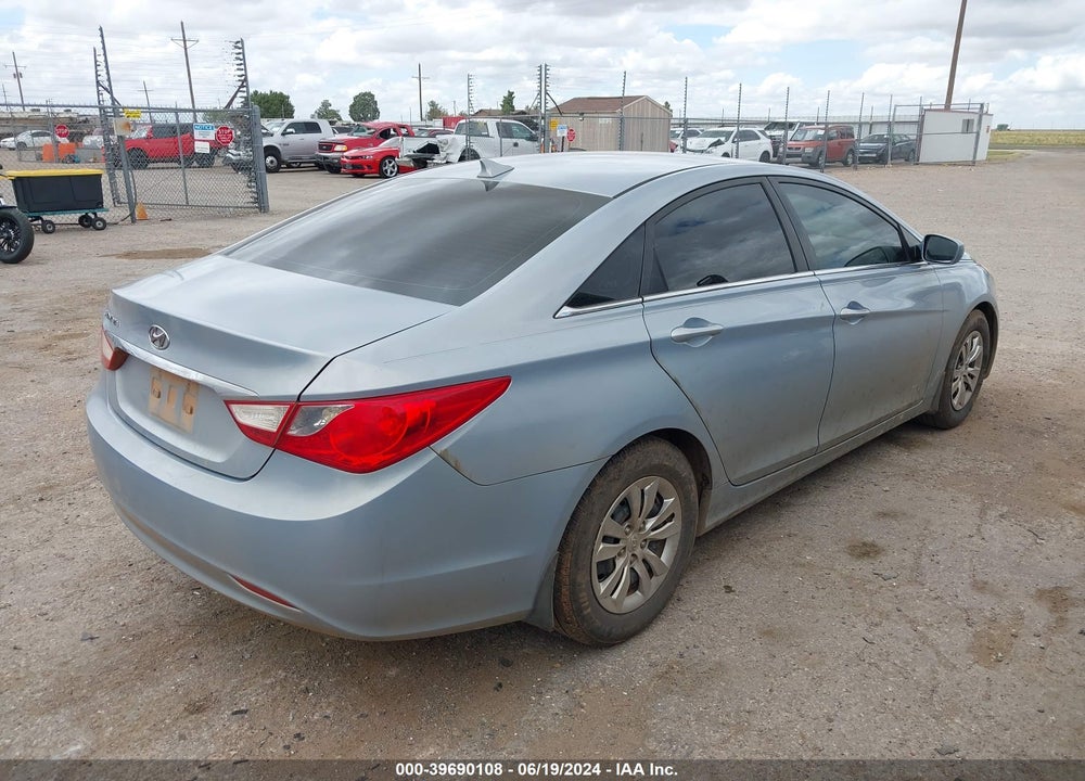 2012 HYUNDAI SONATA GLS VIN: 5NPEB4AC3CH337155
