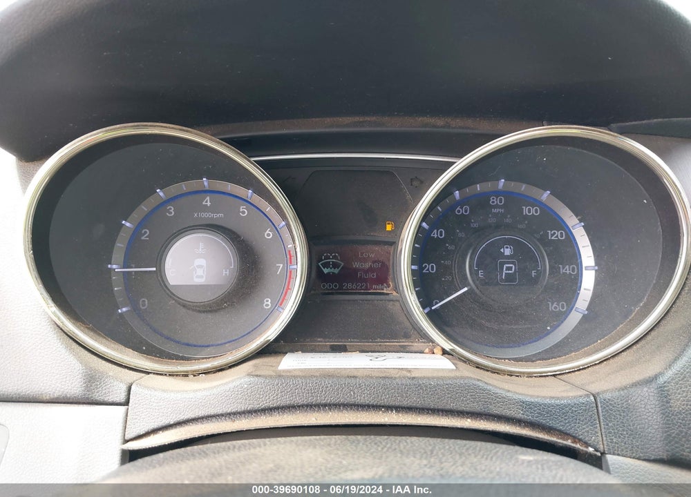 2012 HYUNDAI SONATA GLS VIN: 5NPEB4AC3CH337155
