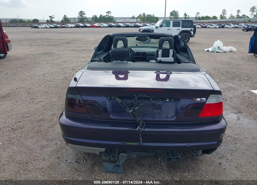 2002 BMW M3 VIN: WBSBR93412EX21945