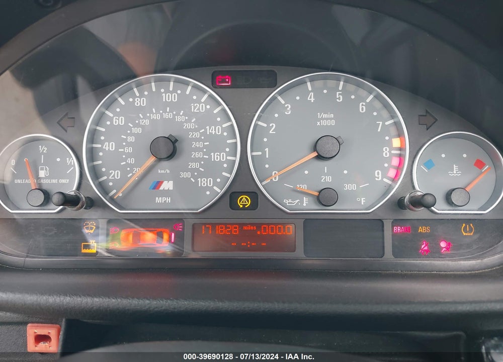 2002 BMW M3 VIN: WBSBR93412EX21945