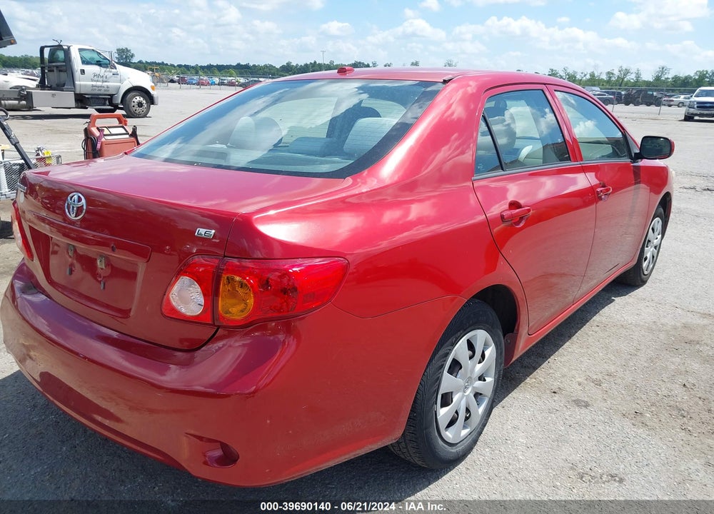 2009 TOYOTA COROLLA LE VIN: 1NXBU40E39Z146281