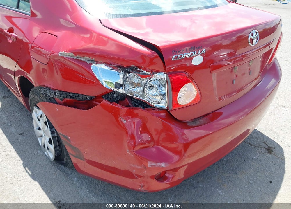 2009 TOYOTA COROLLA LE VIN: 1NXBU40E39Z146281
