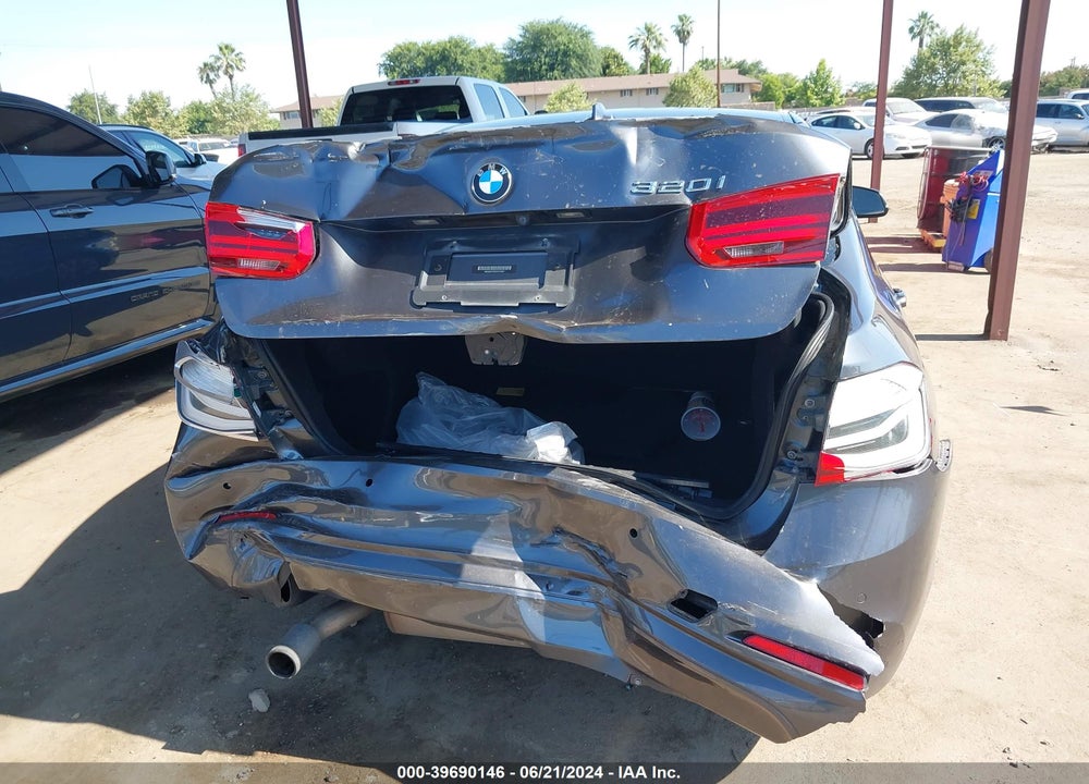 2016 BMW 320I VIN: WBA8A9C59GK618490