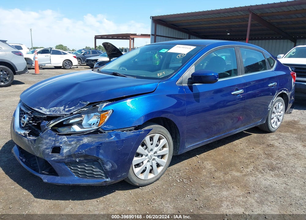 2017 NISSAN SENTRA SV VIN: 3N1AB7AP7HY358607
