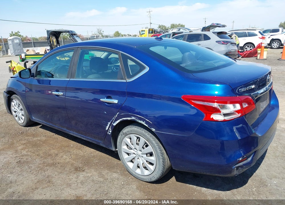 2017 NISSAN SENTRA SV VIN: 3N1AB7AP7HY358607