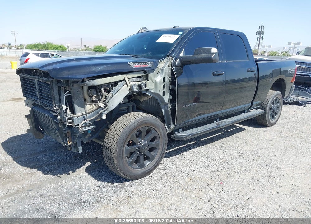 2022 RAM 2500 BIG HORN 4X4 6'4 BOX VIN: 3C6UR5DL2NG116724