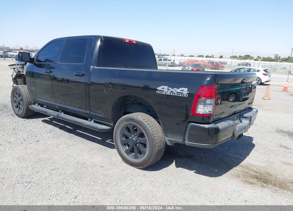 2022 RAM 2500 BIG HORN 4X4 6'4 BOX VIN: 3C6UR5DL2NG116724